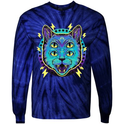 4eyecat Tie-Dye Long Sleeve Shirt