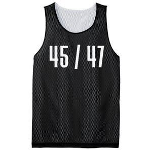 45 47 Funny President 45 Candidate Message Design Mesh Reversible Basketball Jersey Tank