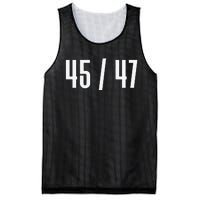 45 47 Funny President 45 Candidate Message Design Mesh Reversible Basketball Jersey Tank