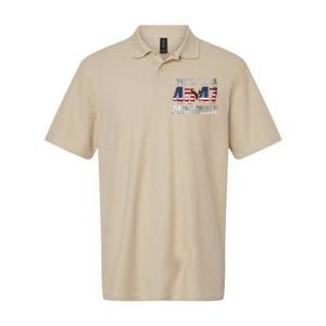 45 47 I Identify As An American 45 47 Trump Usa Flag Softstyle Adult Sport Polo