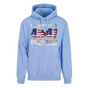 45 47 I Identify As An American 45 47 Trump Usa Flag Unisex Surf Hoodie