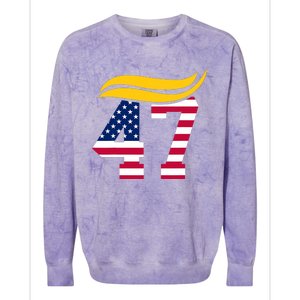 45 47 Is My President We All Won Colorblast Crewneck Sweatshirt