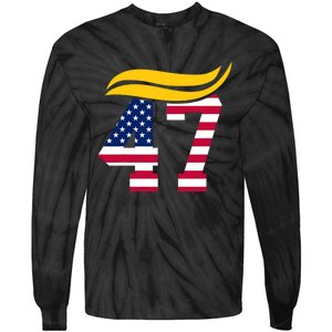 45 47 Is My President We All Won Tie-Dye Long Sleeve Shirt