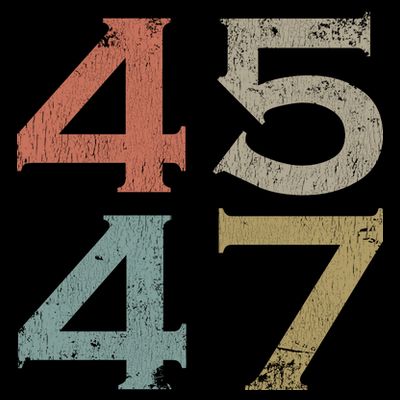 Donald Trump 45 47 Retro 45th 47th President Trump T-Shirt