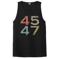 Donald Trump 45 47 Retro 45th 47th President Trump PosiCharge Competitor Tank