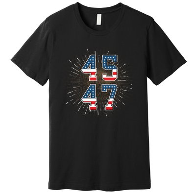 45 47 President Trump 2024 The Return Premium T-Shirt