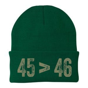 45 46 Pro Trump Still My President 45 Is Greater Than 46 Knit Cap Winter Beanie