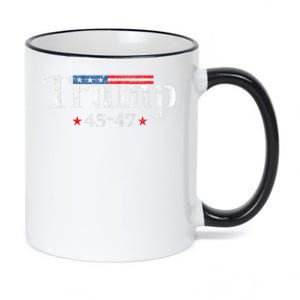 45 47 Trump 11oz Black Color Changing Mug