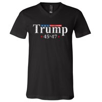 45 47 Trump V-Neck T-Shirt