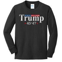 45 47 Trump Kids Long Sleeve Shirt