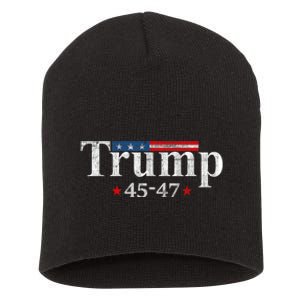 45 47 Trump Short Acrylic Beanie