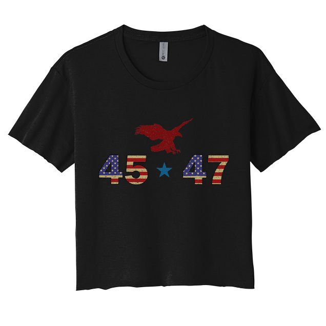 45 47 Trump Crop Top