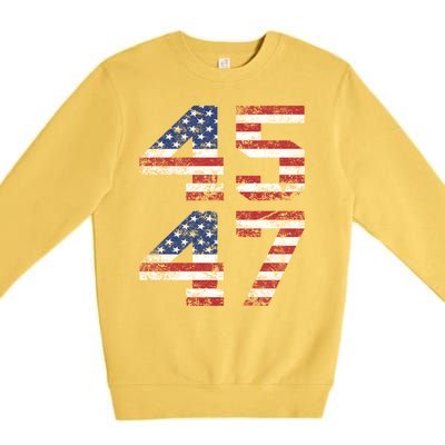 45 47 Trump 2024 Premium Crewneck Sweatshirt