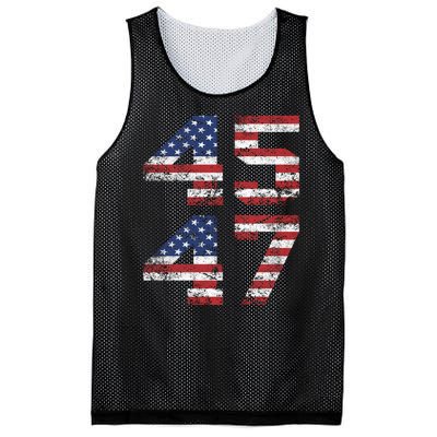 45 47 Trump 2024 Mesh Reversible Basketball Jersey Tank