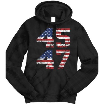 45 47 Trump 2024 Tie Dye Hoodie