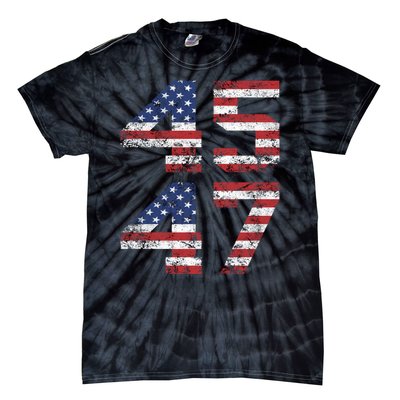 45 47 Trump 2024 Tie-Dye T-Shirt