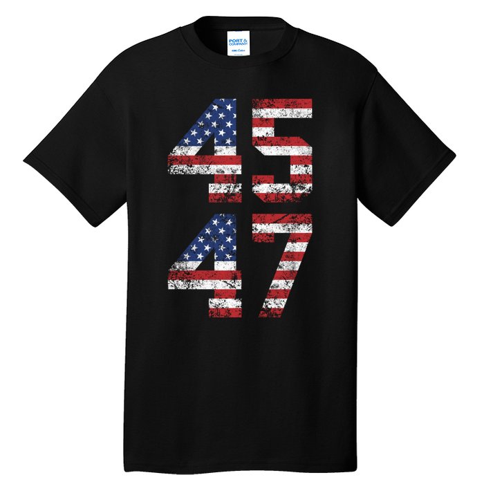 45 47 Trump 2024 Tall T-Shirt