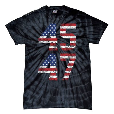 45 47 Trump 2024 Tie-Dye T-Shirt