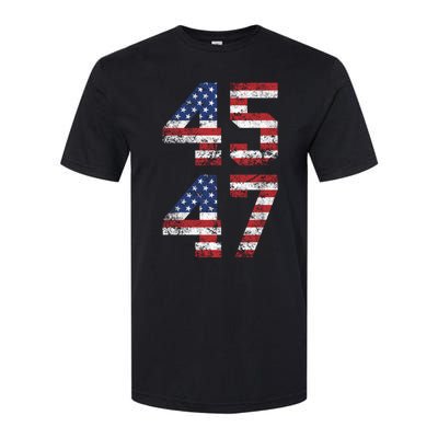 45 47 Trump 2024 Softstyle CVC T-Shirt