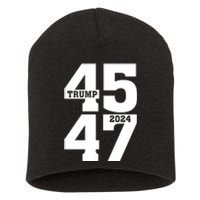 45 47 Trump 2024 Funny Trump 2024 Short Acrylic Beanie