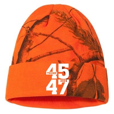 45 47 Trump 2024 Funny Trump 2024 Kati Licensed 12" Camo Beanie