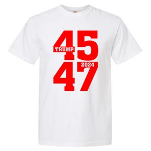 45 47 Trump 2024 Funny Trump 2024 Garment-Dyed Heavyweight T-Shirt