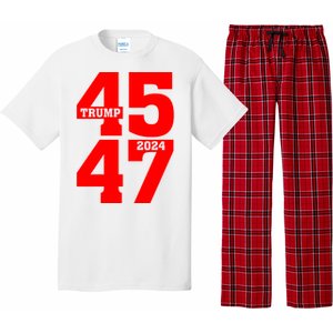 45 47 Trump 2024 Funny Trump 2024 Pajama Set