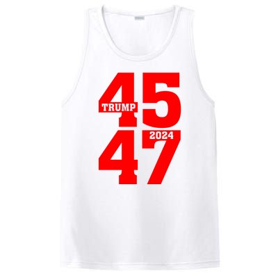 45 47 Trump 2024 Funny Trump 2024 PosiCharge Competitor Tank