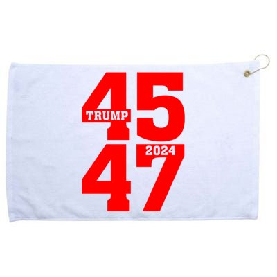 45 47 Trump 2024 Funny Trump 2024 Grommeted Golf Towel