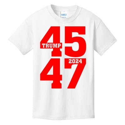 45 47 Trump 2024 Funny Trump 2024 Kids T-Shirt