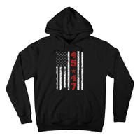 45 47 Trump Vintage Usa Flag 2024 President Election Politic Tall Hoodie