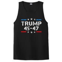 45 47 Trump 2024 American Flag PosiCharge Competitor Tank