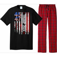 45 47 Trump 2024 American Flag Pajama Set