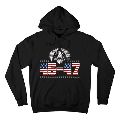 45 47 Trump Wins 2024 Election Hoodie