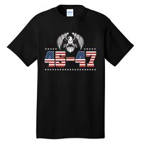 45 47 Trump Wins 2024 Election Tall T-Shirt