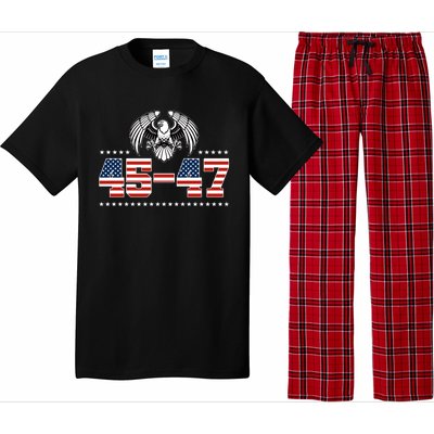 45 47 Trump Wins 2024 Election Pajama Set