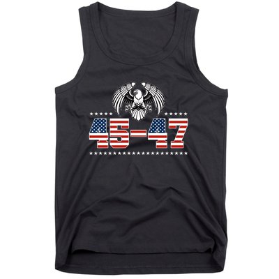 45 47 Trump Wins 2024 Election Tank Top