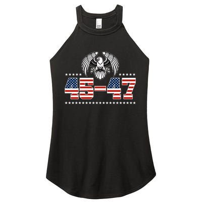 45 47 Trump Wins 2024 Election Women’s Perfect Tri Rocker Tank