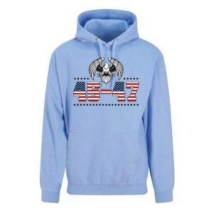 45 47 Trump Wins 2024 Election Unisex Surf Hoodie