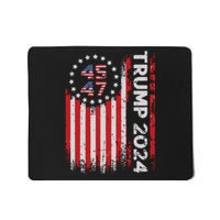 45 47 Trump 2024 American Flag Mousepad