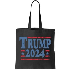 45 47 Trump 2024 American Flag Tote Bag