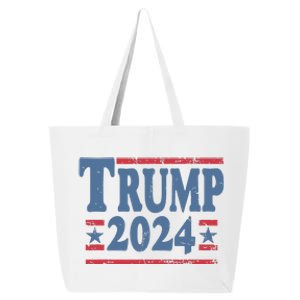 45 47 Trump 2024 American Flag 25L Jumbo Tote