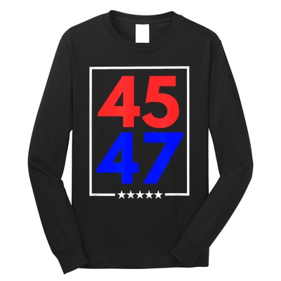 45 47 Trump 2024 Trendy Long Sleeve Shirt