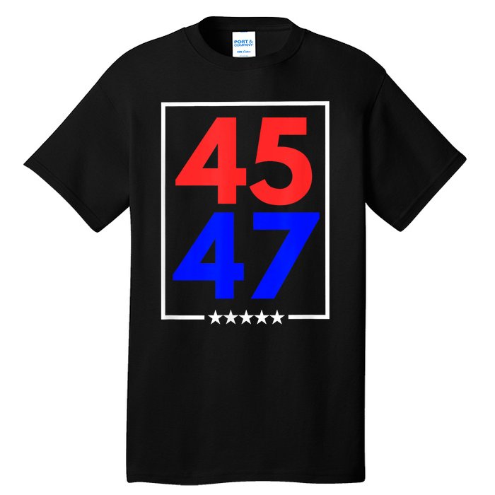 45 47 Trump 2024 Trendy Tall T-Shirt