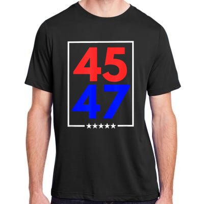 45 47 Trump 2024 Trendy Adult ChromaSoft Performance T-Shirt