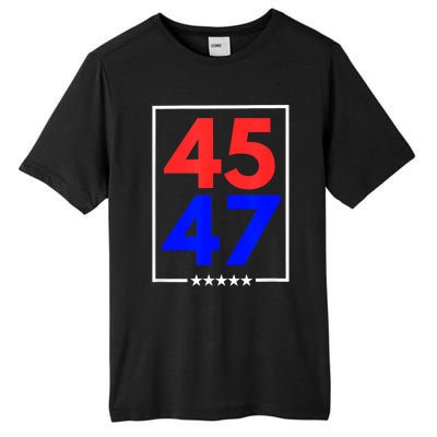 45 47 Trump 2024 Trendy Tall Fusion ChromaSoft Performance T-Shirt