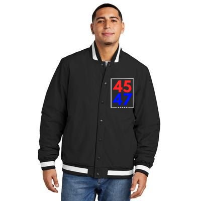 45 47 Trump 2024 Trendy Insulated Varsity Jacket