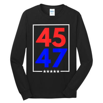 45 47 Trump 2024 Trendy Tall Long Sleeve T-Shirt