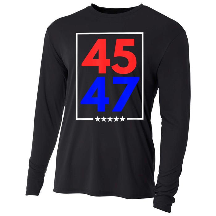 45 47 Trump 2024 Trendy Cooling Performance Long Sleeve Crew