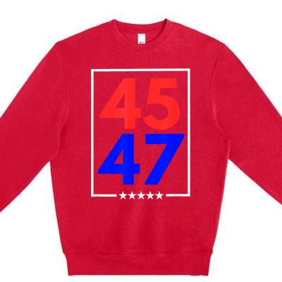 45 47 Trump 2024 Trendy Premium Crewneck Sweatshirt